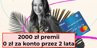 Promocja w Banku Pekao S.A. - 0 zł za konto firmowe przez 2 lata i do 2000 zł premii